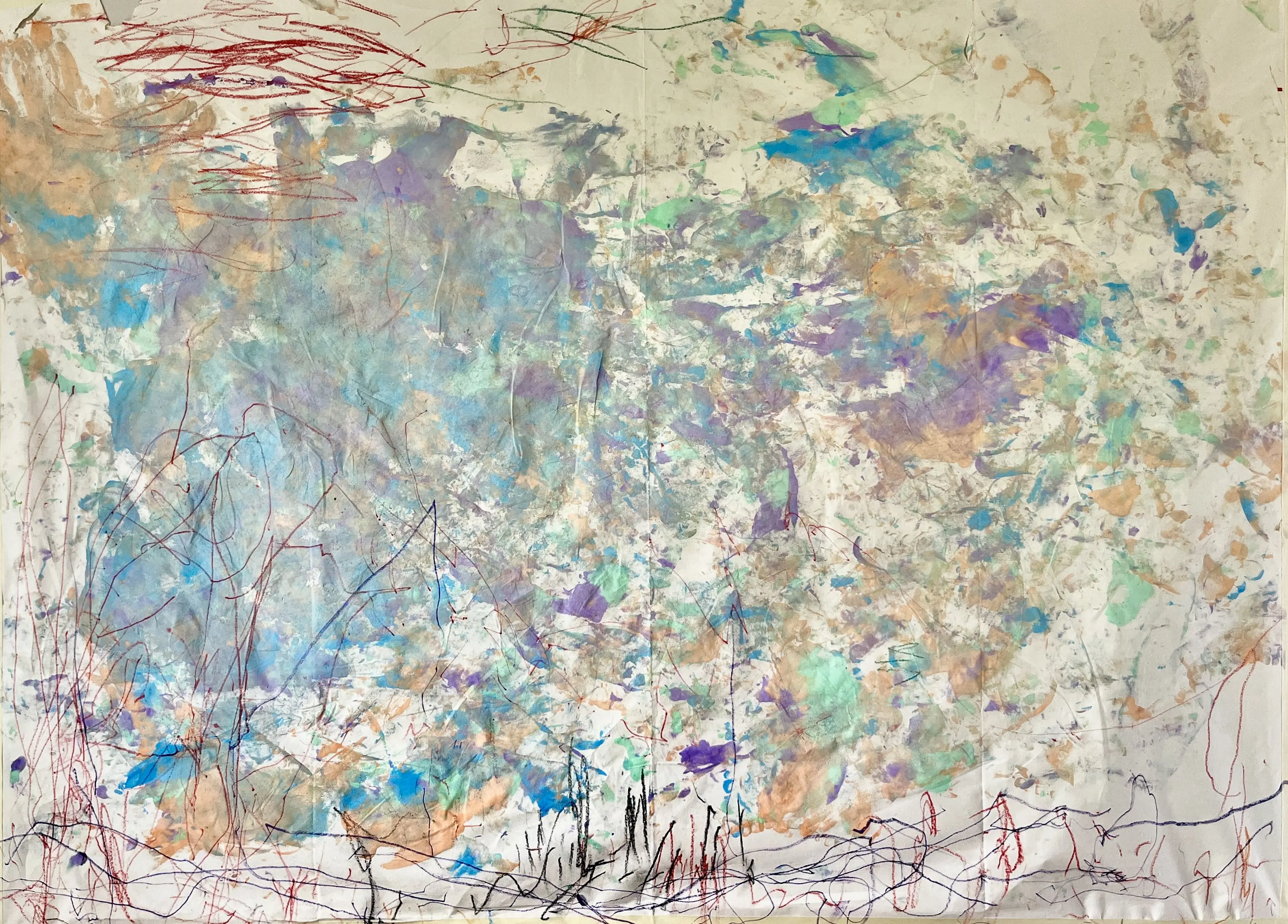 An abstract painting.